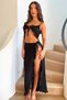 Summer Crop Skirt and Pareo Double Set - Sea and Pool Night and Day - ANG-005 - 4