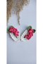 Crispy Flower (FENCE) Hairpin - Pink Niche Hair Accessory Reflecting Your Hair Style (1 PAIR) - 3