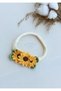 Natural Sunflower Themed Hair Band / Bandana - 4