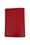 Acar Mira Thermo Leather Passport Case Passport Holder Dark Red - 3