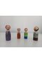 Wooden Toy Peg Dolls Palestinian Pegdoll Family - 2