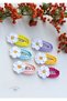 Wonderful Colors 6-Piece Niche Hair Accessory Series Snap Clasp No:2 - 2