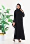 Quality Luxury Abaya Dubai Silk Fabric Hand Embroidered Lace Arabic Exclusive Feraje Abaya - 4