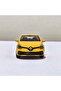 Renault Clio Collectible Metal Car 12cm Yellow - 2