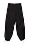 Parachute Fabric Loose Fit Black Trousers New Season - 2