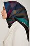 Sura 8819Ds-04 Silk Scarf - Nostalgia Design - 2