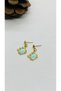 Handmade Lacquer Coating Enamel Crab Women Earrings