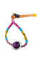 Yellow 10 cm-16 cm Rotating Ball Bird Toy with Perch - 4
