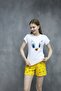 T-shirt and Shorts Printed Pajama Set - 2