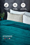 Supersoft Soft Double Blanket Bedspread Mayer Turquoise - 4