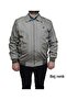Summer Men's Coat with Collar, Elastic Waist and Sleeves, Comfortable Fit, Beige Color - 6