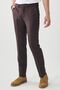 Burgundy-Grey Extra Slim Fit Nano Suit - Water and Stain Resistant, Mono Neck - 7