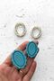 Oval Frame Polymer Clay Ceramic Dough Mold Set 3.5-4cm - 3