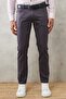 Men's Smoked Slim Fit Slim Fit 5 Pocket Flexible Chino Trousers