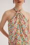 Multicolored Halter Neck Blouse - 2