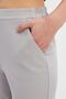 Gray Elastic Waist High Waist Carrot Pants - 2
