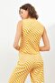 Orange Knot Detailed Sleeveless Blouse - 6