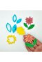 مجموعة ختم قالب لب السيراميك من طين البوليمر على شكل ورقة زهرة - 4 سم - 3