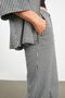 Black Goose Feet Pipe Leg Trousers - 5