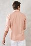 Men's Orange Slim Fit Slim Fit Oxford Button Collar Gingham Cotton Shirt - 6
