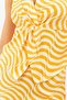 Orange Knot Detailed Sleeveless Blouse - 2