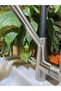 Matt Chrome Purified Kitchen Faucet Inox Purified Spiral Sink Faucet Suitable for Purification Devices - 4