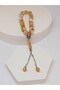 Citrine stone 17-piece efe tesbih 12mm (51522) - 4