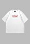 Vision Printed Oversize 24/1 Premium White T-Shirt - 7