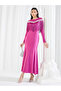 Embellished Long Sleeves Mermaid Maxi Dress with Tassels - 5