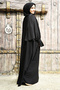 Medina Silk Nowa Hijab Suit Black - 4