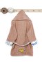 Boy's Hooded Bathrobe Patterned Long Sleeve 1-4 Years - 2
