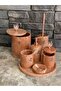 Rose Pink Marble 7-Piece Bathroom Set Special Series New Marble - 7