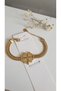 Steel Necklace Women's Bracelet Clover Necklace 316L Steel Color Throwable Guaranteed Antiallergic 16cm - 7