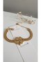 Steel Necklace Women's Bracelet Clover Necklace 316L Steel Color Throwable Guaranteed Antiallergic 16cm - 2