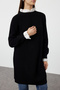 Black Guipure Detailed Thessaloniki Knitwear Sweater Tctaw24Ak00126 - 4