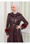 HOODED FUR SLEEVE WITH KERMER LEATHER COVER 1349 - 8