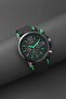 Unisex Black Green Wristwatch