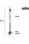 Hand Blender, 450 W. Chopper 350ml, metal, 1 speed, Lightweight, SplashControl - MQ 10.201 M - 3