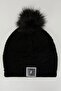 Women's Knitwear Beret with Pompom - A9930ax23wn - 2