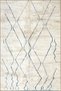 Gray Diamond Patterned Woven Base Carpet and Washable Carpet Miravip10174