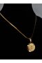 omea Italian Chain Z Letter Necklace Gold Color - 2