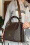 Women's Braided 4 Compartment Shoulder Bag and Handbag 2180-glb - 4