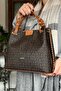 Women's Braided 4 Compartment Shoulder Bag and Handbag 2180-glb - 3