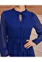 0 Collar Plain Chiffon - 4