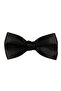 Black Color Plain Bow Tie - 2
