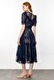 Navy Blue Lace Dress - 7