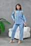 Embroidered Women's Jeans Set - Shirt and Pants Set - 2