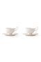 White 2-Piece Tea Set - Bone Porcelain and Gilt - 3