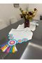Handmade Linen Fabric Runner with Colorful Motifs 40x140 Cm - 2