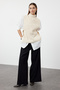 Stone Side Functional Buttoned Knitwear Sweater Twoaw25Sv00015